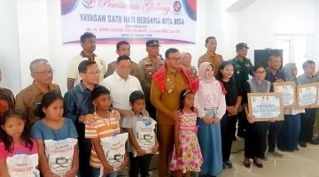 Bupati Deli Serdang dr. Asri Ludin Tambunan Resmikan Gedung Baru Yayasan Satu Hati Bersama Kita