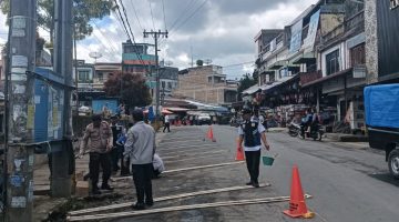 Pemkab Dairi Melakukan Penataan Parkir dan Kelancaran Lalu Lintas Di Kawasan Pasar Sidikalang