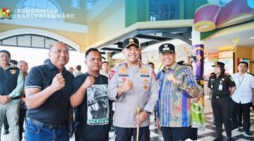 Bupati Karo Mengapresiasi Kehadiran Kapolda Sumut dan Jajaran Dalam Memastikan Pengamanan Lebaran di Kabupaten Karo