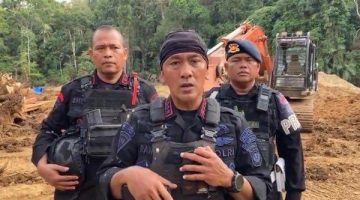 Polda Sumut Sita 12 Eskavator di Tambang Emas Ilegal Madina, 7 Orang Ditangkap