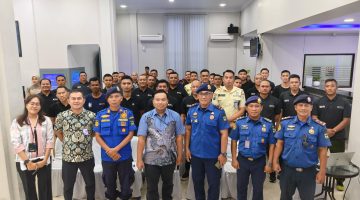 BRI Pematangsiantar Gandeng Damkar Gelar Sosialisasi dan Simulasi Penanganan Kebakaran