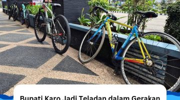 Bupati Karo Jadi Teladan dalam Gerakan Car Free Day, Dorong ASN dan Masyarakat Hemat Bahan Bakar