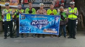 Program Polantas KARIB, Ipda Ganda MA Damanik Pimpin Ngopi Bareng Ojol, Satlantas Polres Simalungun Serap Aspirasi Masyarakat