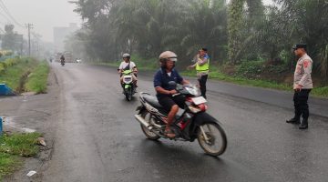 Polres Batu Bara Gelar Strong Point Pagi, Bantu Kelancaran Aktivitas Masyarakat