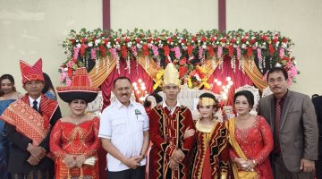 Dr. Maruli Siahaan Hadiri Pesta Pernikahan Ruth Ansella Thalita Hulu dan Alfredo Christianto Pinem