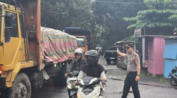 Polres Batu Bara Gelar Strong Point Pagi, Pastikan Aktivitas Masyarakat Berjalan Aman dan Lancar