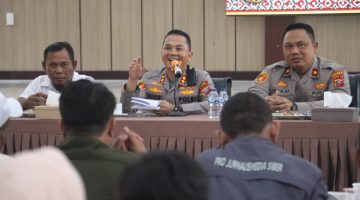Temu Ramah di Aula Tathya Dharaka, Kapolres Simalungun Rangkul Wartawan Wujudkan Polri Humanis