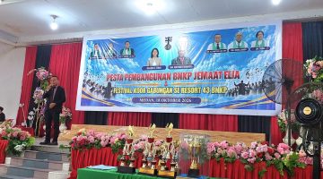 Maruli Siahaan Dukung Pesta Pembangunan dan Festival Koor BNKP Resort 43, Pererat Kebersamaan Dalam Iman
