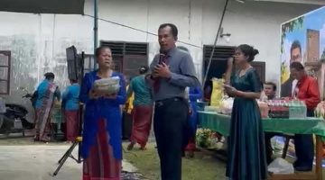 Maruli Siahaan Berbagi Sukacita Pesta Gotilon HKBP Eben Ezer Karya 7 Resort Helvetia
