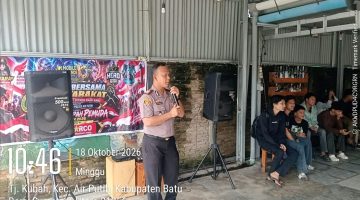 Polsek Air Putih Bersama ESI Batu Bara Buka Turnamen Mobile Legends Sambut Hari Sumpah Pemuda 2026