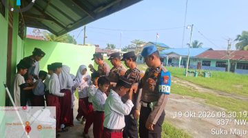Polres Batu Bara Gelar Police Go To School Serentak di Lima Sekolah, Edukasi Pelajar tentang Bahaya Narkoba hingga Kenakalan Remaja