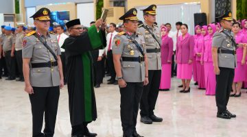 Kapolda Sumut Pimpin Sertijab Wakapolda dan Kapolresta Deli Serdang