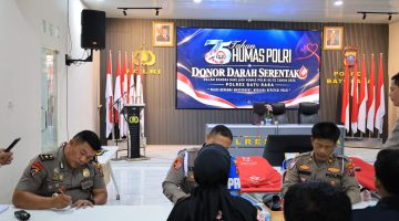 Peringati Hari Jadi ke-75 Humas Polri, Polres Batu Bara Gelar Donor Darah Hasilkan 25 Kantong Darah