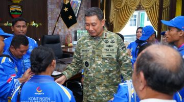 Pangdam I/BB Mayjen TNI Hendy Antariksa Apresiasi Atlet Disabilitas SOIna Sumut Raih Prestasi Pesonas II NTT 2026