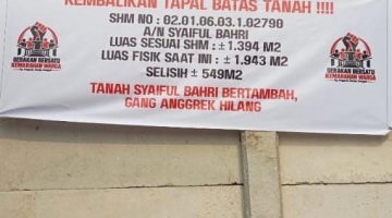 Kuasa Hukum Warga Gang Anggrek Bongkar Dugaan Selisih 549 M², Desak Usut Tuntas Penutupan Akses Publik