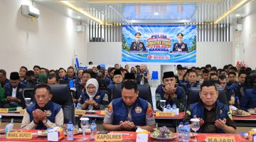 Polres Batu Bara Ikuti Deklarasi “Polisi Bersama Masyarakat Tolak Narkoba”, Dukung Pemberantasan Narkotika