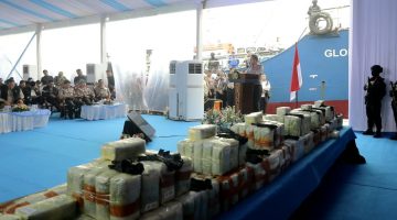 Kapolri Tegaskan Perang terhadap Narkoba, 1,16 Ton Ketamin Disita dari Kapal Asing