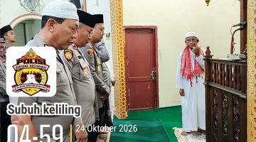 Kapolres Batu Bara Gelar Subuh Keliling, Pererat Silaturahmi dan Serap Aspirasi Masyarakat