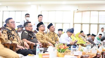 Wali Kota Tanjungbalai Dampingi Wamenag RI Romo Muhammad Syafi’i Hadiri Pelantikan Fahmi Ummi Kota Tanjungbalai Periode 2026-2031