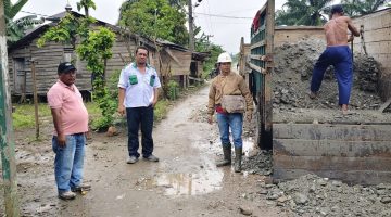Cepat Tanggap PT. Socfindo Negeri Lama Salurkan Bantuan Material Untuk Penimbunan Jalan di Desa Negeri Lama Seberang.
