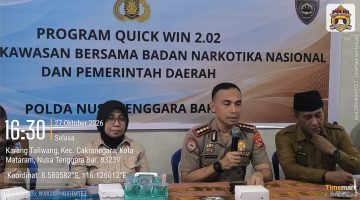 Pasca Operasi Sarang Narkoba, Polda NTB Gandeng Pemkot dan BNNK Bina Warga Karang Bagu
