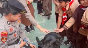 Dikmas Satwa Korsbhara Polri Hadirkan Kebahagiaan Bersama Sahabat Baru di SLB Bogor, Tanamkan Empati Sejak Dini*