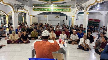 Lapas Labuhan Ruku Gelar Kajian Dhuha Bersama Ponpes Ad-Dhiyah Asahan, Perkuat Pembinaan Kerohanian Warga Binaan