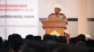 Jumling di Ponpes Nurul Hakim, Kapolda NTB Sampaikan Pesan Kamtibmas