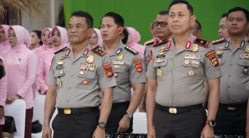Puncak HKGB ke-74, Kapolda NTB Ikuti Peringatan Nasional dan Apresiasi Aksi Sosial Bhayangkari