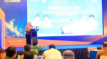 Bimtek Sosialisasi dan Simulasi CMS Kepada Seluruh OPD, Bupati Labuhan Batu Tekankan Pentingnya Perkenalkan Bank Sumut Kepada Masyarakat.