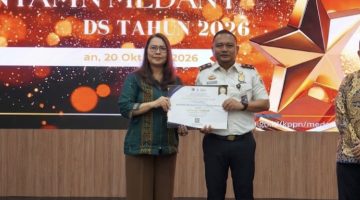 Kantor Imigrasi Kelas II Belawan Raih Penghargaan Terbaik Impementasi Full CMS Pada KPPN Medan I Award 2026