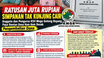 ​Ratusan Juta Rupiah Simpanan Tak Kunjung Cair, Anggota dan Pengurus KSU Mega Gotong Royong Paya Rentan Desa Kem Kem Desak Pengembalian Dana