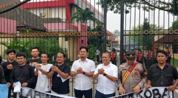 Geruduk Polda Sumut, AMPD Sumut : Labura Darurat Narkoba, Tangkap Proses Saimin Harahap